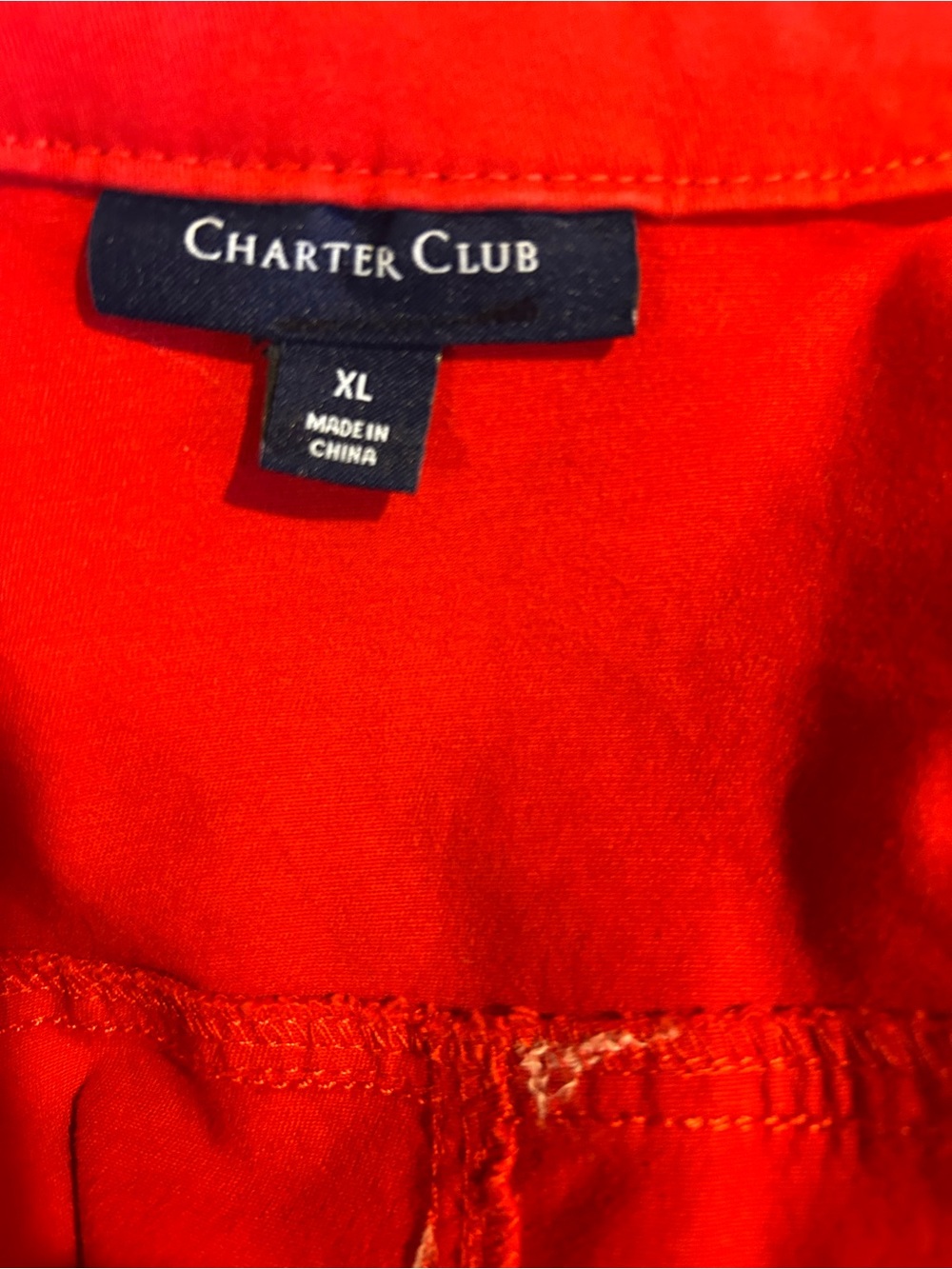 Charter Club Red Button-Front Jean Jacket - Picture 10 of 11
